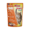 MIAU MIAU mokra karma dla dorosłych kotów - kurczak/wątróbka w sosie 100 g