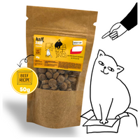 Half&Half sucha karma dla dorosłych kotów - wołowina 50 g