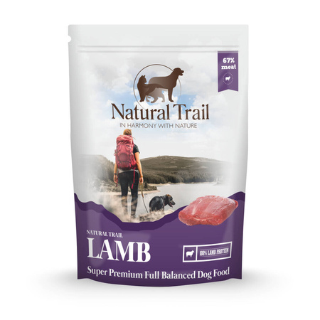 NATURAL TRAIL mokra karma dla psów - jagnięcina 500 g