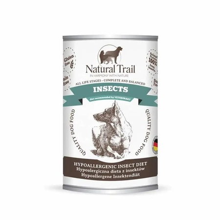 NATURAL TRAIL Premium Insects mokra karma dla psów 350 g