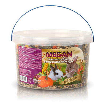 MEGAN karma naturalna dla królika, 3 L (1,5 kg)