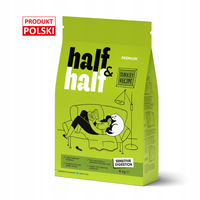 Half&Half "Sensitive digestion" sucha karma dla dorosłych kotów, 8 kg