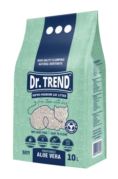 Dr. Trend Super Premium żwirek dla kota z zapachem aloesu 10 L