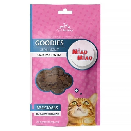 MIAU MIAU przysmak dla kotów - mięsne gwiazdki, 60 g