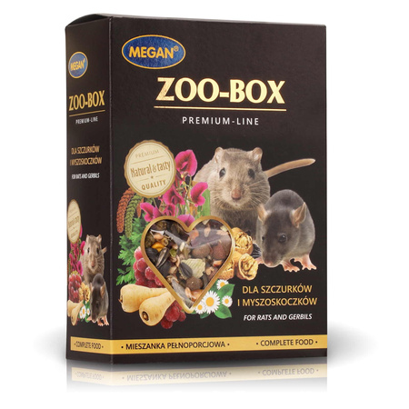 MEGAN ZOO-BOX dla dla szczurów i myszoskoczków, 550 g