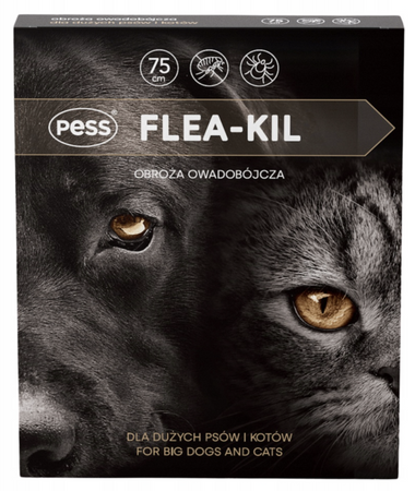 PESS FLEA-KIL obroża owadobójcza dla dużych psów i kotów, 75 cm