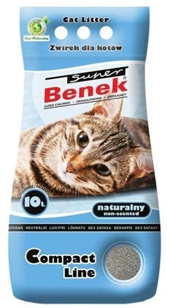 Super Benek żwirek bentonitowy Compact Active 10 L