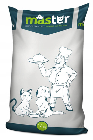 MASTER sucha karma dla kotów z aromatem królika 14 kg