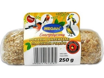 MEGAN Energetyczny pokarm z insektami dla dzikich ptaków, 250 g
