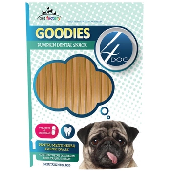 4DOG GOODIES pałeczka dentystyczna dla psów - dynia i witaminy, 80 g