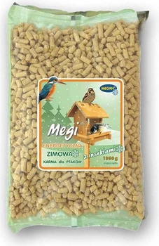 MEGAN Granulat tłuszczowy z insektami karma dla dzikich ptaków 1 kg