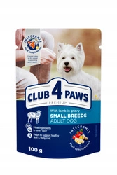 CLUB 4 PAWS Premium mokra karma dla psów małych ras - jagnięcina 100 g