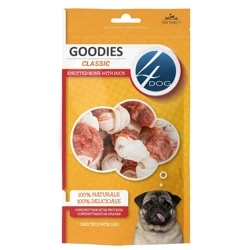 4DOG GOODIES przysmak dla psów - kości z kaczką, 120 g