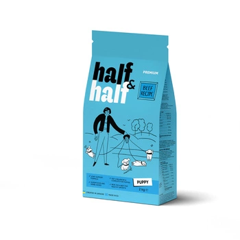 Half&Half sucha karma dla szczeniąt - wołowina 2 kg