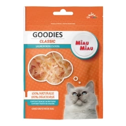 MIAU MIAU przysmak dla kotów - słomki z łososia, 50 g