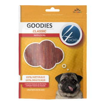 4DOG GOODIES przysmak dla psów - pałeczki z kaczki, 100 g