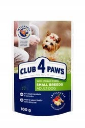 CLUB 4 PAWS Premium mokra karma dla psa małych ras - kurczak 100g