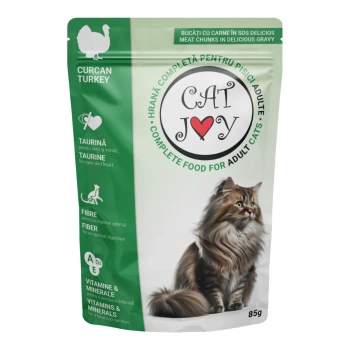 CAT JOY mokra karma dla kotów - indyk w sosie 85 g