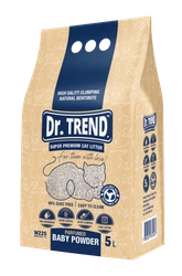 Dr. Trend super premium Żwirek dla kota - Baby Powder 5 L